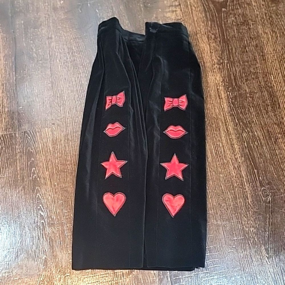 ESCADA by Magaretha Ley Vintage Black Velvet Pencil Skirt - Picture 12 of 15